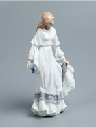 УЦЕНКА Фигурка керамика «Девушка со шляпкой», цветной, 35.5×12×16 см - Фото 1