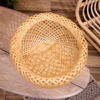 УЦЕНКА Корзинка плетёная из бамбука, 40×40×25 см 10926766