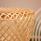 УЦЕНКА Корзинка плетёная из бамбука, 40×40×25 см 10926766