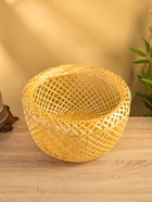 УЦЕНКА Корзинка плетёная из бамбука, 40×40×25 см 10926766