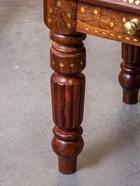 УЦЕНКА Столик шахматный, 37×37×40 см, без фигур, дерево шишам - Фото 17