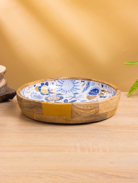 {{photo.Alt || photo.Description || 'УЦЕНКА Блюдо «Васильки» дерево манго 25×25×4.5 см'}}