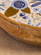 УЦЕНКА Блюдо «Васильки» дерево манго 25×25×4.5 см - Фото 8