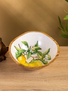 УЦЕНКА Салатник «Лимоны» дерево манго 23×23×10.5 см - Фото 4