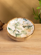 УЦЕНКА Блюдо «Листья» дерево манго 25.5×25.5×6 см 10926776