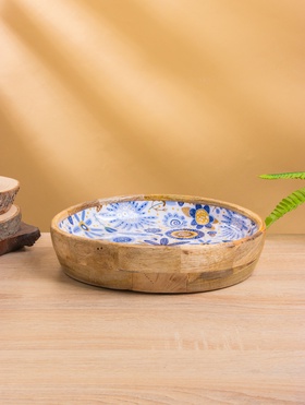 {{photo.Alt || photo.Description || 'УЦЕНКА Блюдо «Васильки» дерево манго 25.5×25.5×6 см'}}