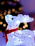 Фигура светодиодная «Олень», 20 см, 20 LED, 220 В, свечение белое - Фото 3