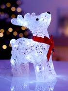 Фигура светодиодная «Олень», 20 см, 20 LED, 220 В, свечение белое - Фото 4