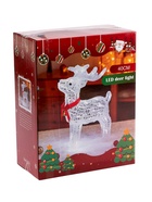 Светильник фигура светодиодная «Олень», 40 см, 50 LED, 220 В, свечение белое - фото 58040131