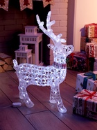 Фигура светодиодная «Олень», 70 см, 100 LED, 220 В, свечение белое - Фото 3