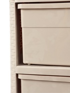 УЦЕНКА Комод 4-х секционный 37.5×36×83 см «Плетенка», цвет слоновая кость - Фото 4