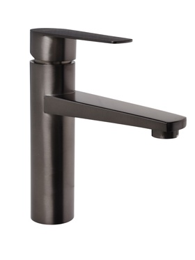 {{photo.Alt || photo.Description || 'УЦЕНКА Смеситель для раковины ZEIN Z3761, однорычажный, высота излива 10.5 см, графит'}}