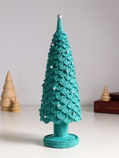 Фигурка полистоун «Ёлка с игрушками», 24.5×8 см