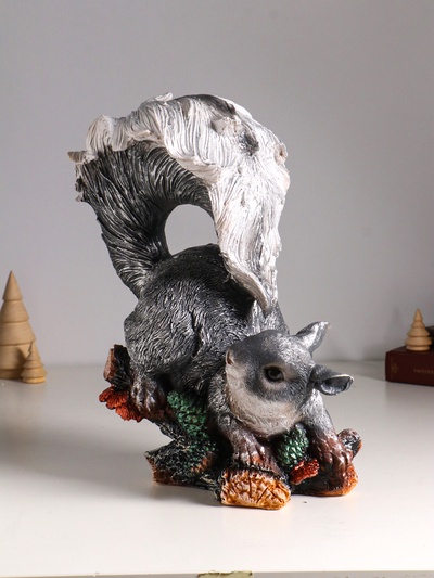 Фигурка полистоун «Белочка на ветке», 33×30×17 см