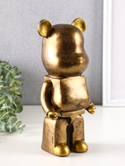 Фигурка полистоун «Мишка декоративный», 26.5×11.5×9.5 см, бронза 10900897