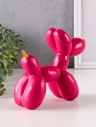 Фигурка полистоун «Собака из шариков», 17×19.5×8 см, розовый 10900898 - фото 4755576