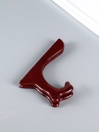 Подставка для тарелок и чайный блин, пластик под тёмное дерево, 16×11 см 10916696