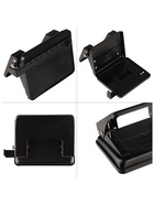 Дырокол металлический, 20 листов, OfficeSpace, линейка, черный - Фото 4