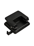 Дырокол металлический, 20 листов, OfficeSpace, линейка, черный - Фото 7