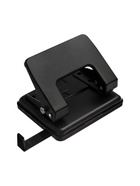 Дырокол металлический, 20 листов, OfficeSpace, линейка, черный - Фото 9