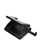 Дырокол металлический, 20 листов, OfficeSpace, линейка, черный - Фото 10