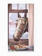 Набор кухонных полотенец «Доляна. Лошадь», 35×60 см-4 шт., 100% хл, рогожка, 160 г/м² - Фото 4