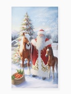 Набор кухонных полотенец «Доляна. Лошадь», 35×60 см-4 шт., 100% хл, рогожка, 160 г/м² - Фото 7