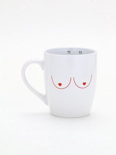 Кружка керамическая «Бюст», 690 мл