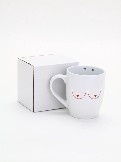 Кружка керамическая «Бюст», 690 мл