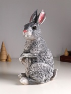 Фигурка полистоун «Заяц зимний», 33.5×16×18 см - фото 809163752 Фигурка полистоун «Заяц зимний», 33.5×16×18 см - фото 809163752