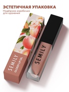 Масло-блеск для губ SEMILY PEACH JAM, увлажняющий, 5 мл - Фото 1