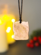 Ёлочная игрушка подвеска-оберег «Гребень. Огненные кони», керамика, 4×3.5×1 см, цветной - Фото 2