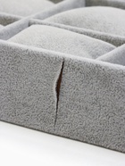 УЦЕНКА Подставка для часов, браслетов, 12 мест, 35×24×5 см, серая - Фото 3