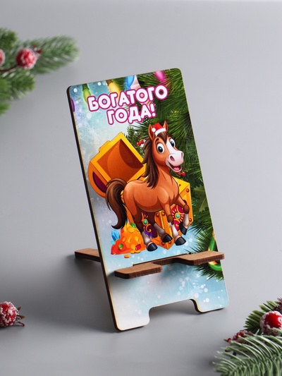 Подставка для телефона «Богатого Года», 16×6 см