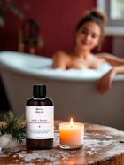 Гель для душа с ароматом молоко и мёд, 300 мл, URAL LAB - фото 809164043