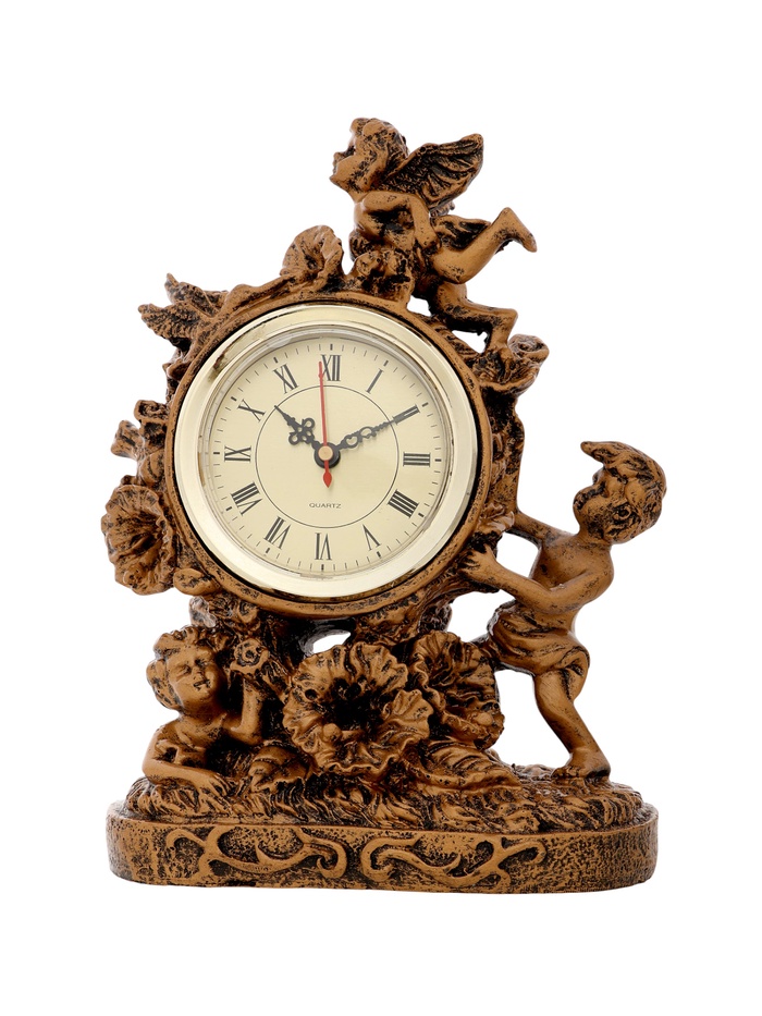 УЦЕНКА Часы настольные интерьерные «Ангелы», 21×26 см, циферблат d=8.5 см - Фото 1