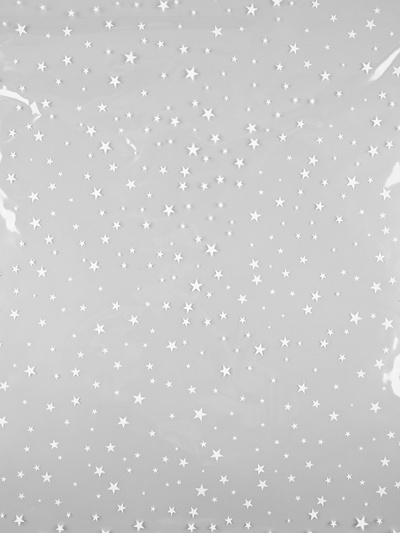 Плёнка глянцевая прозрачная «Звёздочки», 0.6×10 м