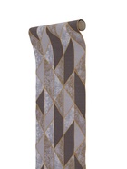 Обои бумажные «Пермские обои. Стиль 1131 – 08», 0.53×10.05 м, цвет серый/коричневый - Фото 3