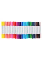 УЦЕНКА Набор акриловых маркеров 24 цвета в пластиковом кейсе, двусторонние 10927181