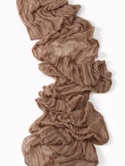 Дорожка на стол «Этель» Ethereality, жатая, 90×300 см, бежевая - Фото 4