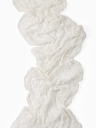 Дорожка на стол «Этель» Ethereality, жатая, 90×300 см, белая - Фото 5