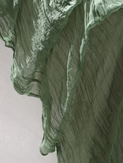 Дорожка на стол «Этель» Ethereality, зелёная, 90×300 см