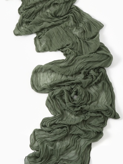 Дорожка на стол «Этель» Ethereality, зелёная, 90×300 см