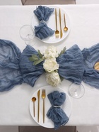 Набор салфеток сервировочных «Этель» Ethereality, 6 шт., 50×50 см, голубой - Фото 3