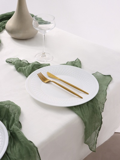 Набор салфеток сервировочных «Этель» Ethereality, 6 шт., 50×50 см, зелёный