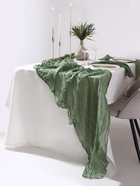 Дорожка на стол «Этель» Ethereality, зелёная, 90×180 см - Фото 2