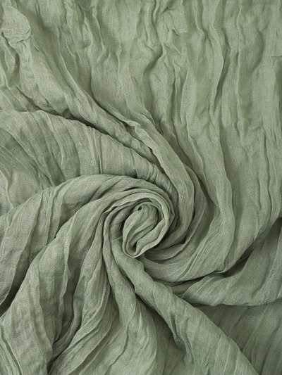 Дорожка на стол «Этель» Ethereality, жатая, 90×180 см, зелёная