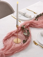 Дорожка на стол «Этель», розовая, 90×300 см  (артикул 10885866)  большой выбор товаров оптом и в розницу по низким ценам с доставкой