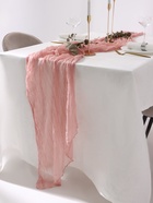 Дорожка на стол «Этель», розовая, 90×300 см  (артикул 10885866)  большой выбор товаров оптом и в розницу по низким ценам с доставкой