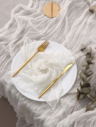 Набор салфеток «Этель», 50×50 см - 6 шт., белый, 100% п/э - Фото 1